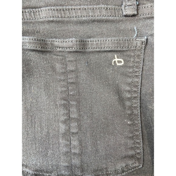 Rag & Bone Womens Jeans 29x25 Nina‎ High Rise Ankle Skinny Black  Stretch Tag 29 - Picture 14 of 15